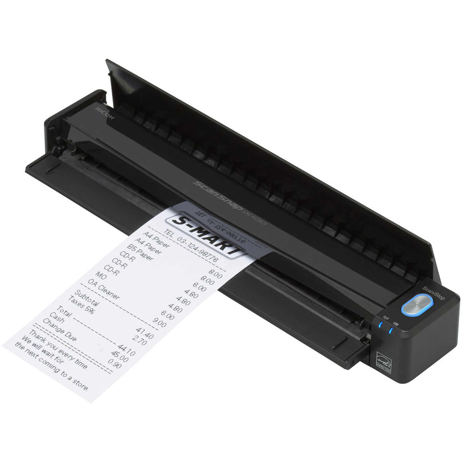 Ricoh ScanSnap iX100 wireless mobile scanner for portable document capture — view 6