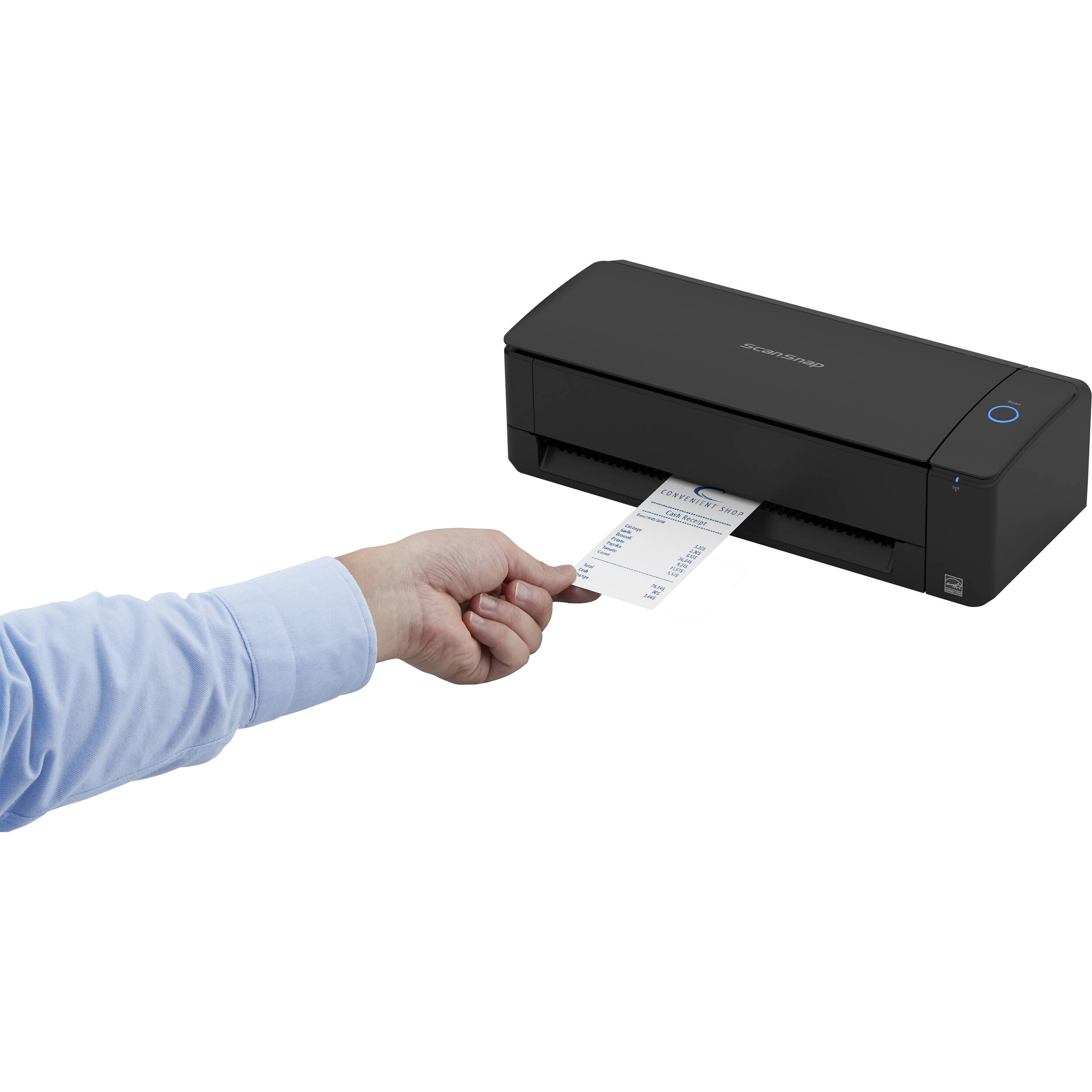 RICOH ScanSnap iX1300 black compact duplex document scanner for desktop scanning — view 6