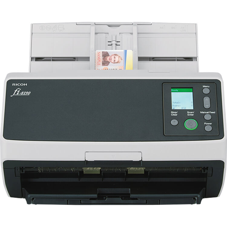 RICOH fi-8190 sheetfed document scanner with duplex scanning and USB connectivity — view 6