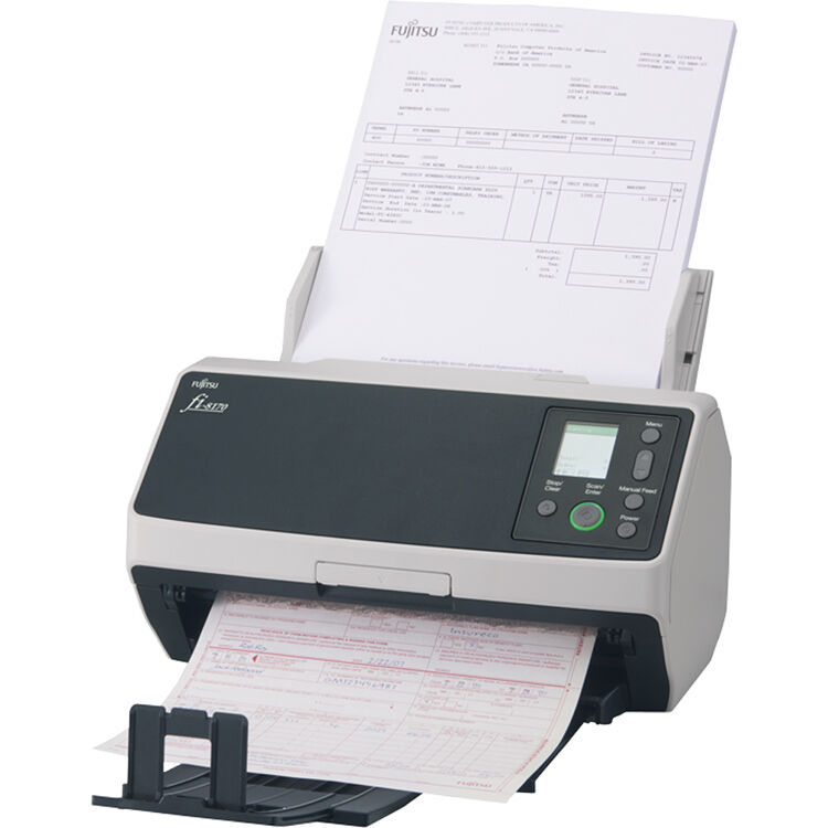 Ricoh fi-8170 color sheetfed scanner with 100-sheet ADF and 70 ppm speed — view 3