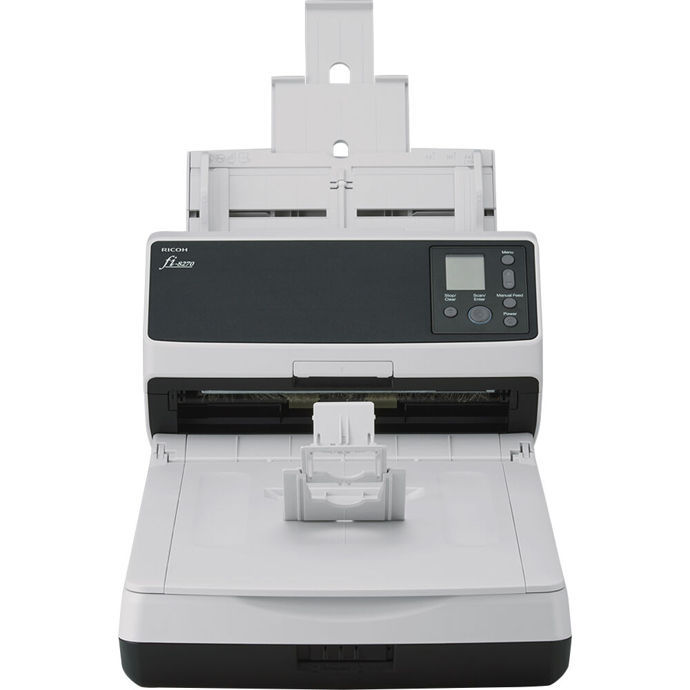 RICOH fi-8270 color sheet-fed scanner with 70 ppm duplex USB connectivity — view 3
