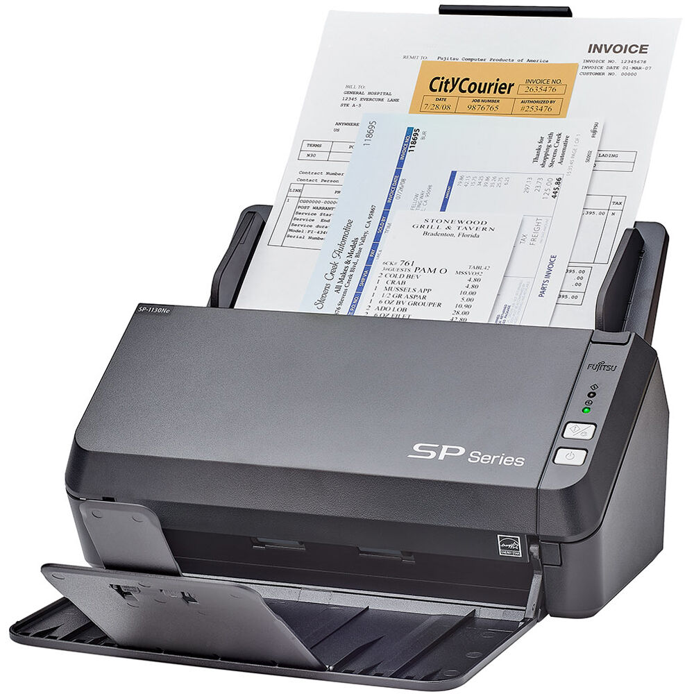 RICOH SP-1130NE sheetfed document scanner with 50-sheet ADF for duplex office scanning — view 4