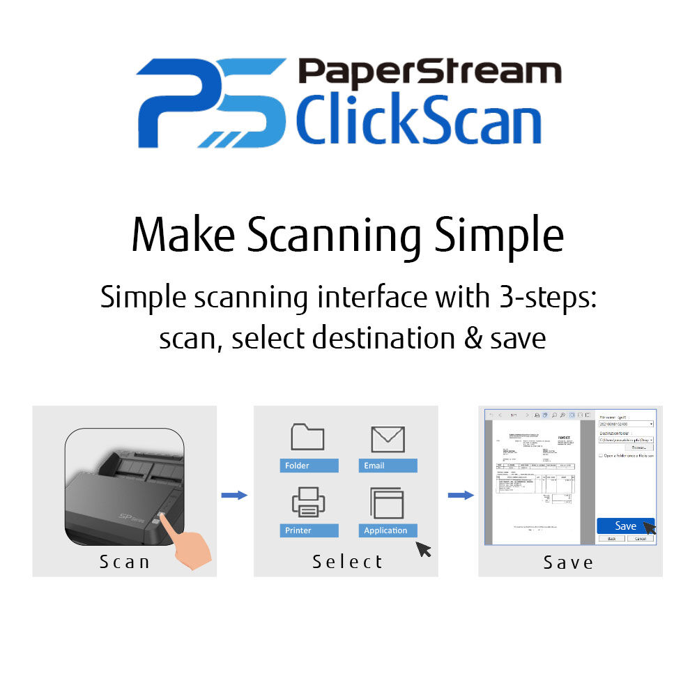 RICOH SP-1130NE sheetfed document scanner with 50-sheet ADF for duplex office scanning — view 7