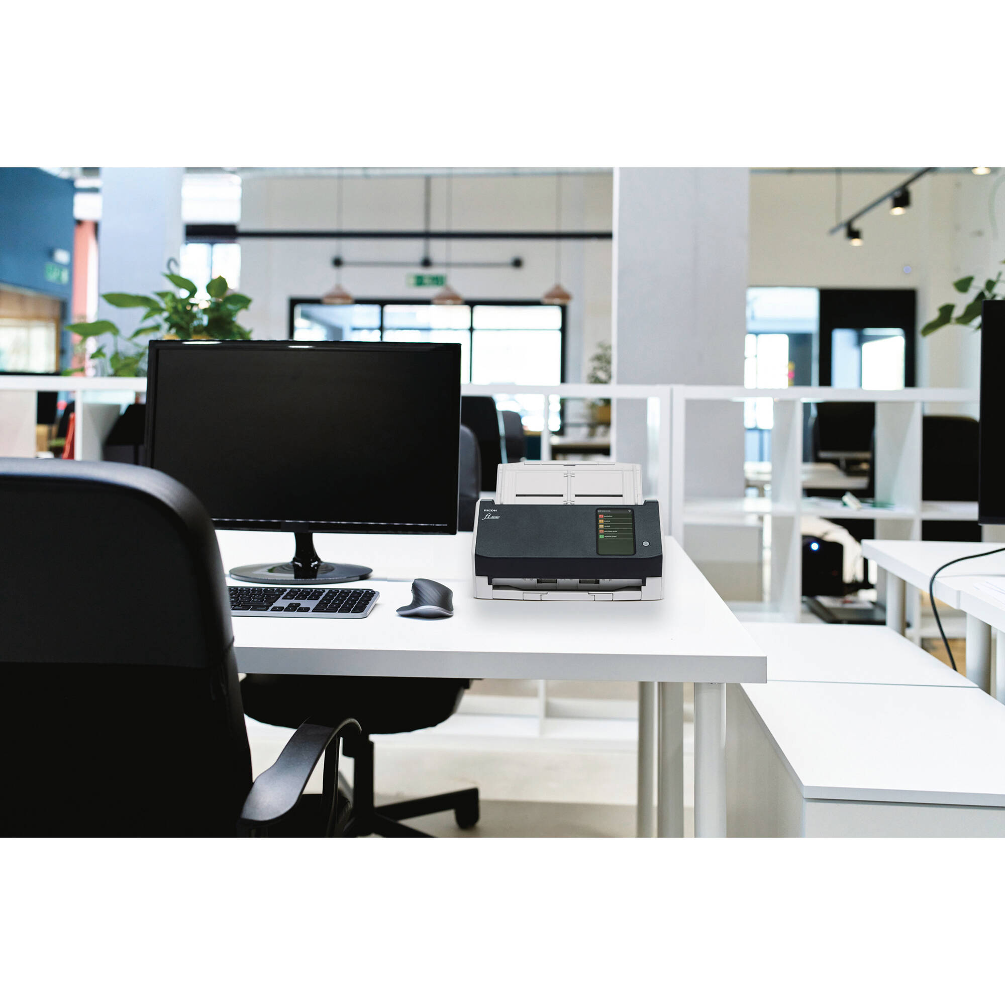 RICOH fi-8040 compact office document scanner for front desk and shared workspace use — view 5