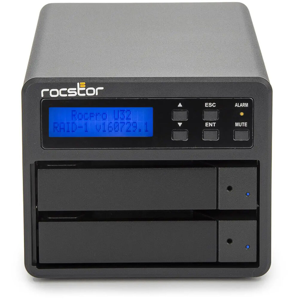 Rocstor ROCPRO U33 RAID-24TB(2X12TB)72K storage array with 24 TB RAID capacity — view 5
