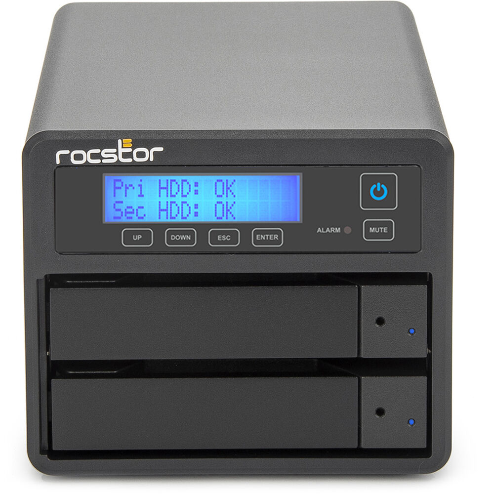 Rocstor ROCPRO U33 40TB desktop RAID storage array with USB 3.2 Gen 1 Type-C connection — view 7
