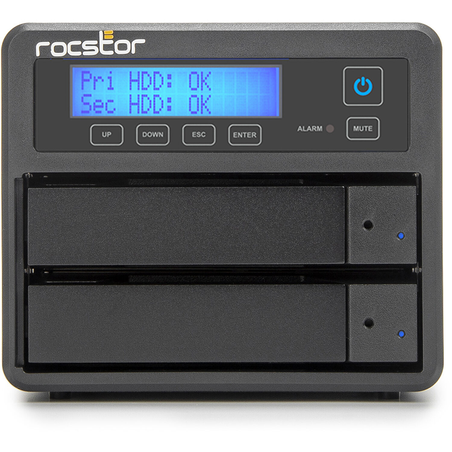 Rocstor ROCPRO U33 44TB desktop RAID storage enclosure with USB 3.2 Gen 1 Type-C — view 2