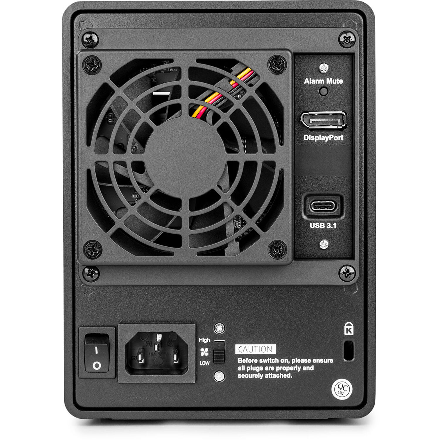 Rocstor ROCPRO U35 88TB desktop RAID enclosure with 2 hot-swap trays and TAA compliance — view 12