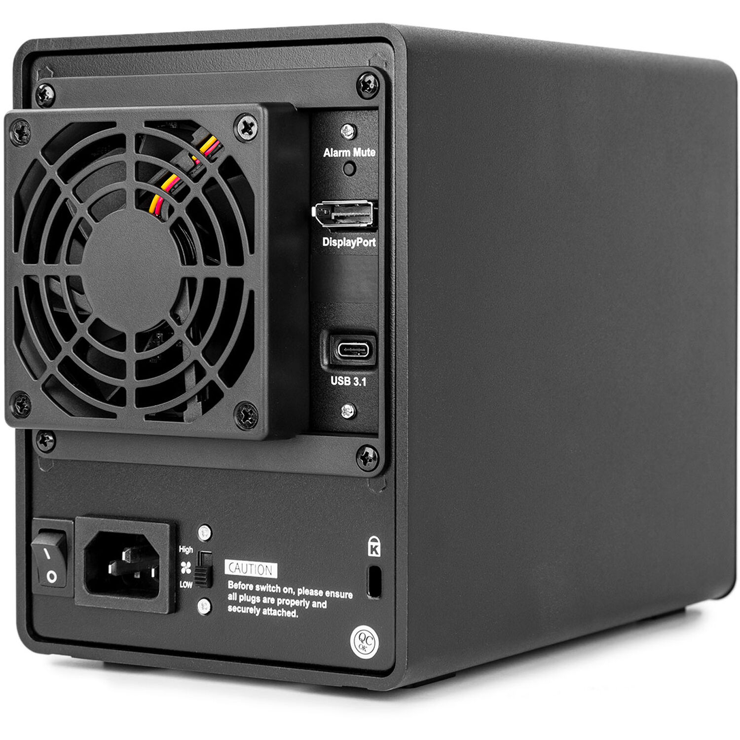 Rocstor ROCPRO U35 88TB desktop RAID enclosure with 2 hot-swap trays and TAA compliance — view 13