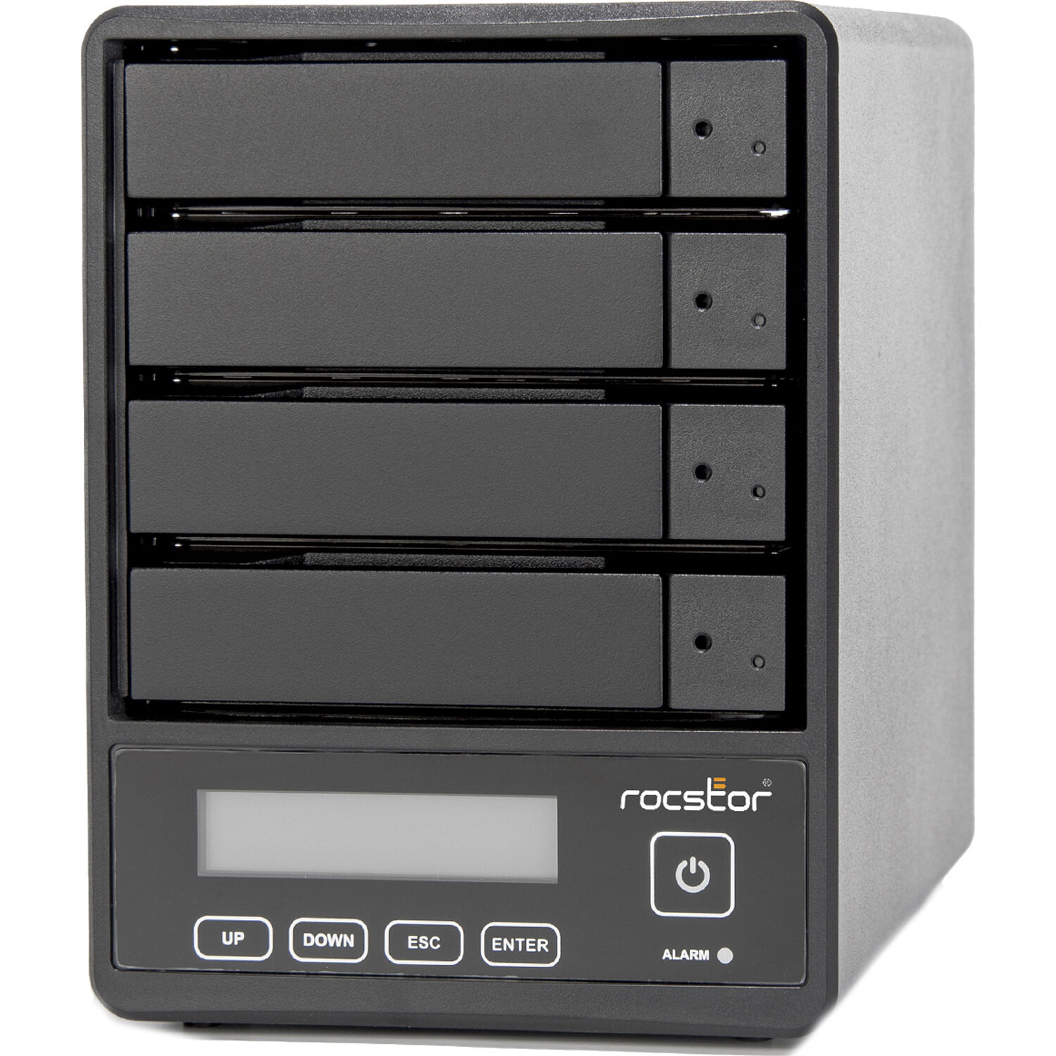Rocstor ROCPRO U35 88TB desktop RAID enclosure with 2 hot-swap trays and TAA compliance — view 3