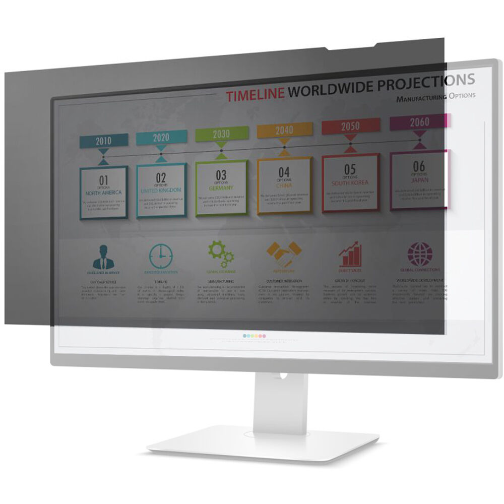 Privacyview 30in Widescreen Monitor Privacy Screen Filter - 16:10 - Unframed - B
