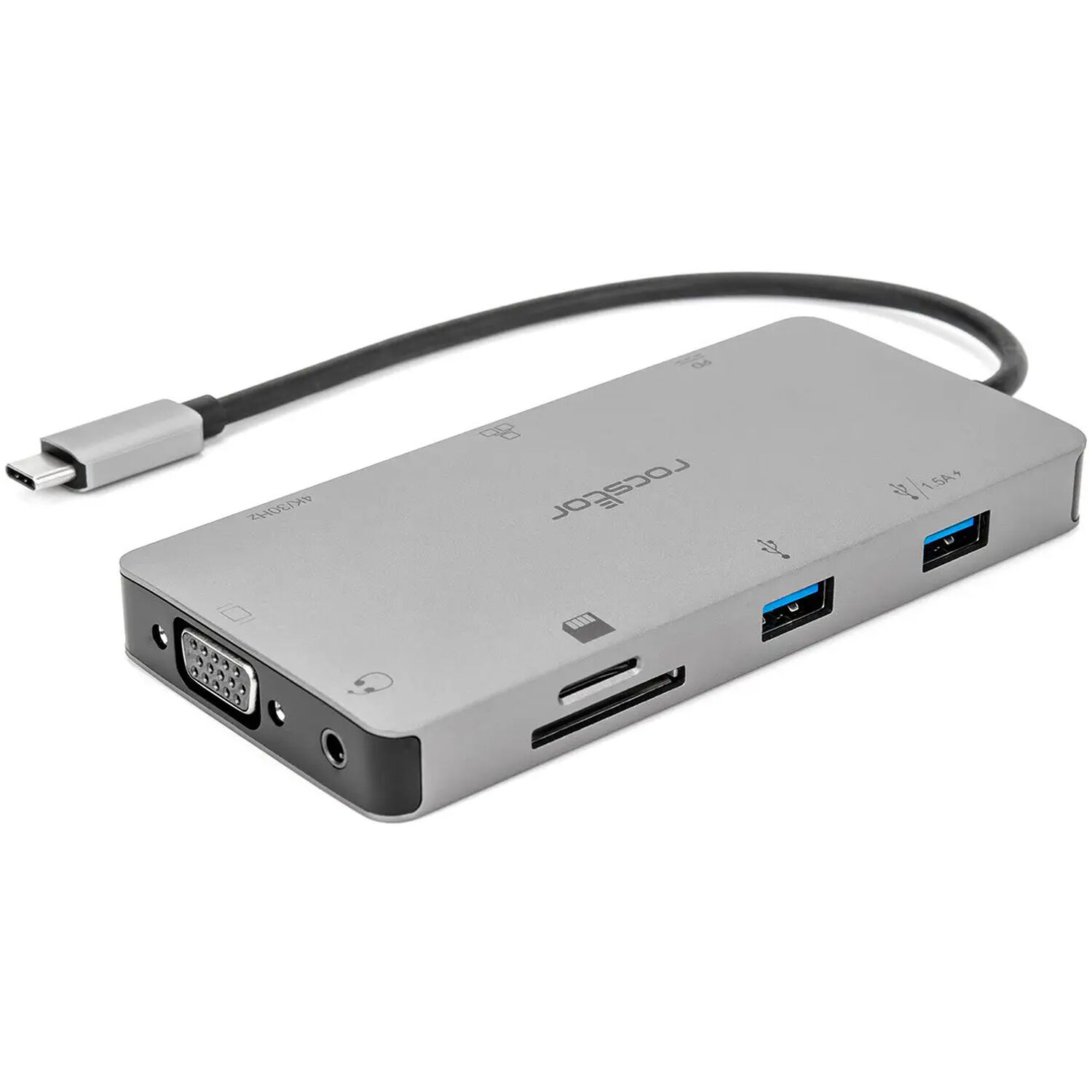 Premium USB-C Multiport 9-Port Hub - Premium USB Type-C to Gigabit Ethernet RJ45