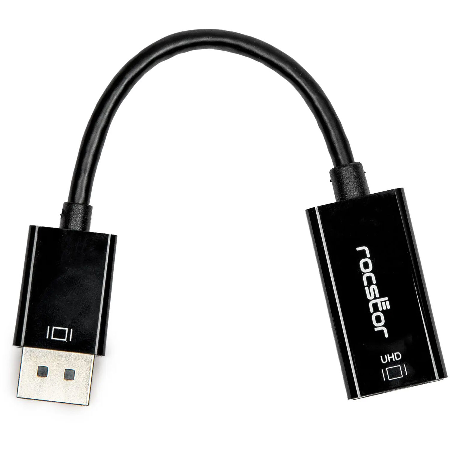 Rocstor DisplayPort 1.2 to HDMI active adapter supporting 4Kx2K at 60 Hz — view 4