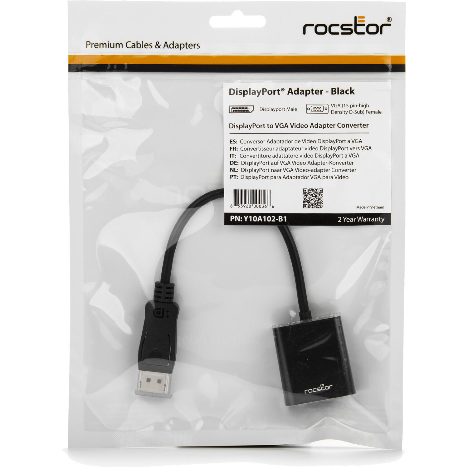 DISPLAYPORT TO VGA VIDEO ADAPTER CONVERTER DISPLAYPORT TO VGA FOR VIDEO DEVICE M — view 5