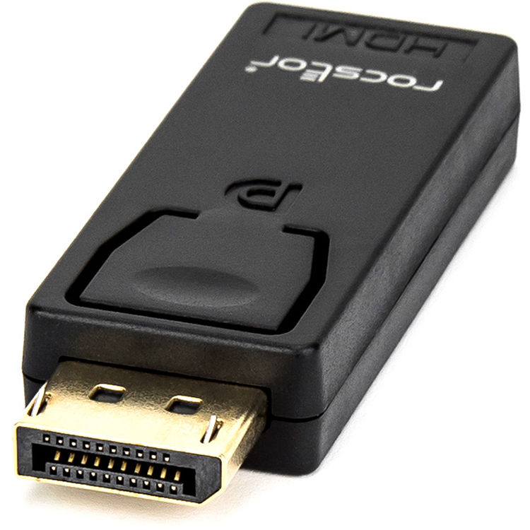 PREMIUM DISPLAYPORT TO HDMI VIDEO ADAPTER CONVERTER - M/F - GOLD PLATTED CONNECT — view 2