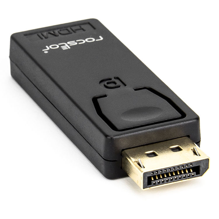 PREMIUM DISPLAYPORT TO HDMI VIDEO ADAPTER CONVERTER - M/F - GOLD PLATTED CONNECT — view 3