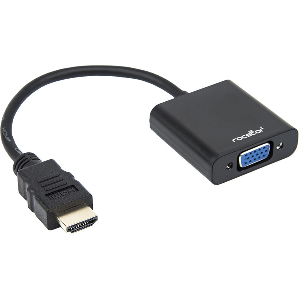 PREMIUM HDMI TO VGA & 3.5MM AUDIO ADAPTER HDMI-M/VGA - 1X HDMI TYPE A MALE DIGIT — view 2
