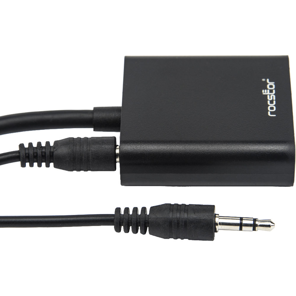 PREMIUM HDMI TO VGA & 3.5MM AUDIO ADAPTER HDMI-M/VGA - 1X HDMI TYPE A MALE DIGIT — view 7