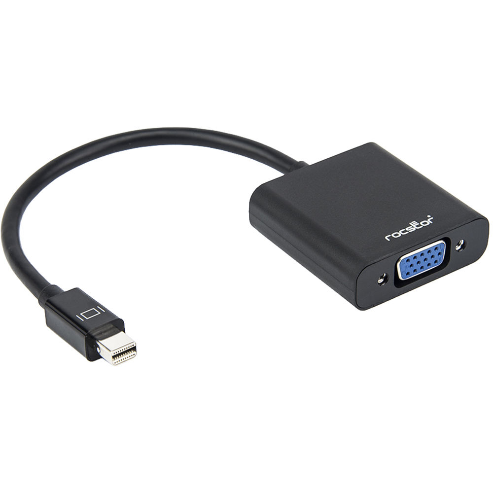MINI DISPLAYPORT TO VGA VIDEO ADAPTER - FIRST END: 1X MINI DP MALE - SECOND END: — view 2