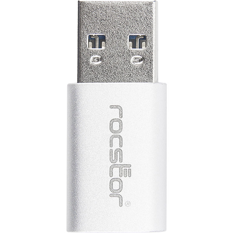 PREMIUM SLIM USB-A TO USB TYPE-C CONNECTOR ADAPTER M/F PORTABLE USB 3.0 ALUMINUM — view 3
