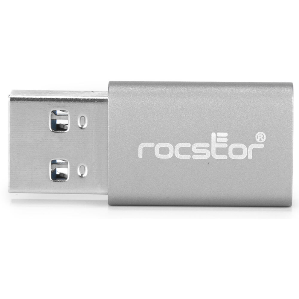 ROCSTOR PREMIUM USB-A TO USB C SLIM ADAPTER - 1 X USB 3.0 TYPE MALE - 1 X USB TY — view 6