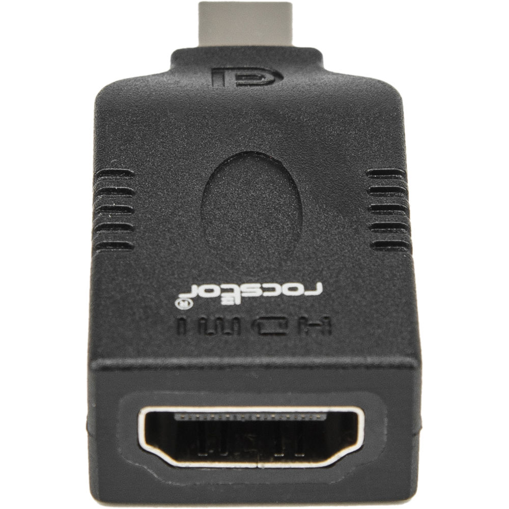 Slim Mini DisplayPort to HDMI adapter with male-to-female connectors — view 2