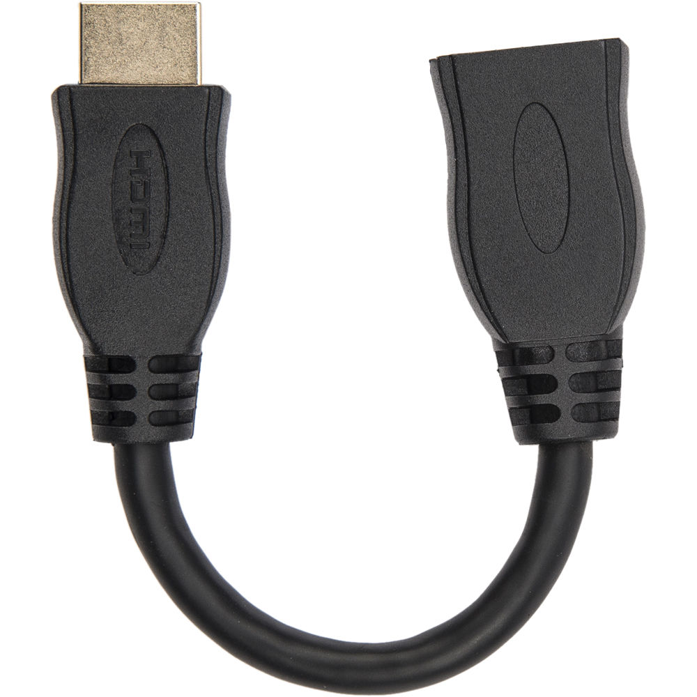 PREMIUM 6IN HIGH SPEED HDMI PORT SAVER CABLE M/F - ULTRA HD 4K X 2K HDMI CABLE - — view 4