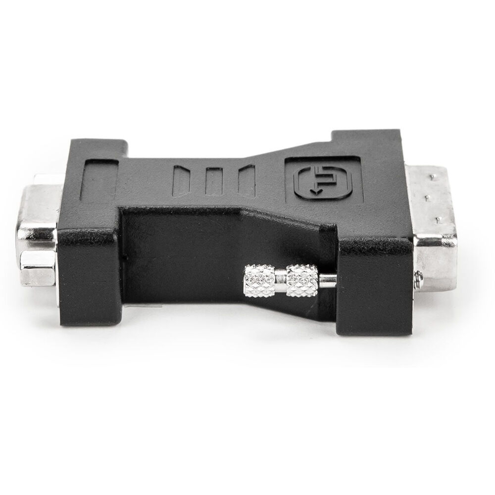 Rocstor DVI-I male to VGA female passive video adapter for legacy display connections — view 2