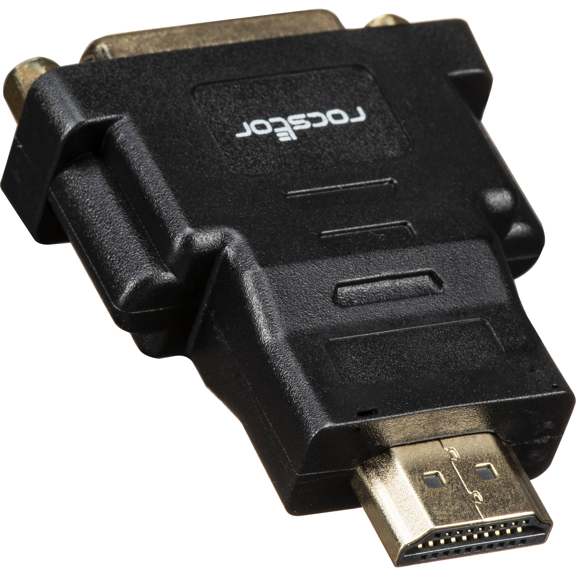 Rocstor HDMI male to DVI-D female passive video adapter for connecting HDMI devices to DVI-D displays — view 2
