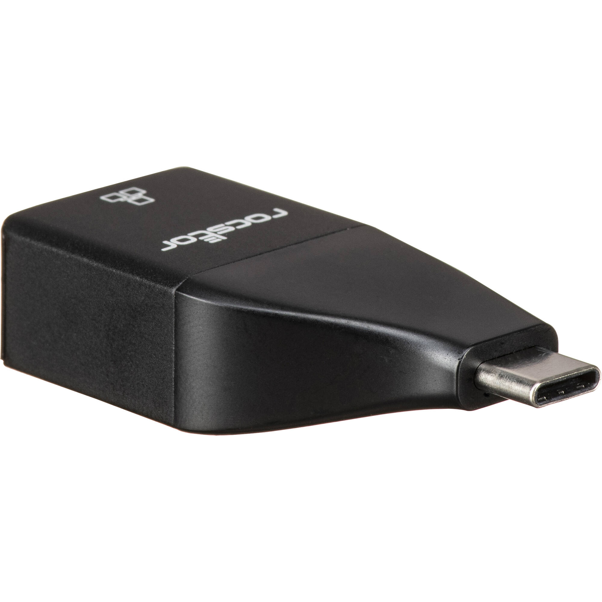 Rocstor portable USB-C to Gigabit Ethernet adapter with RJ-45 port — view 2