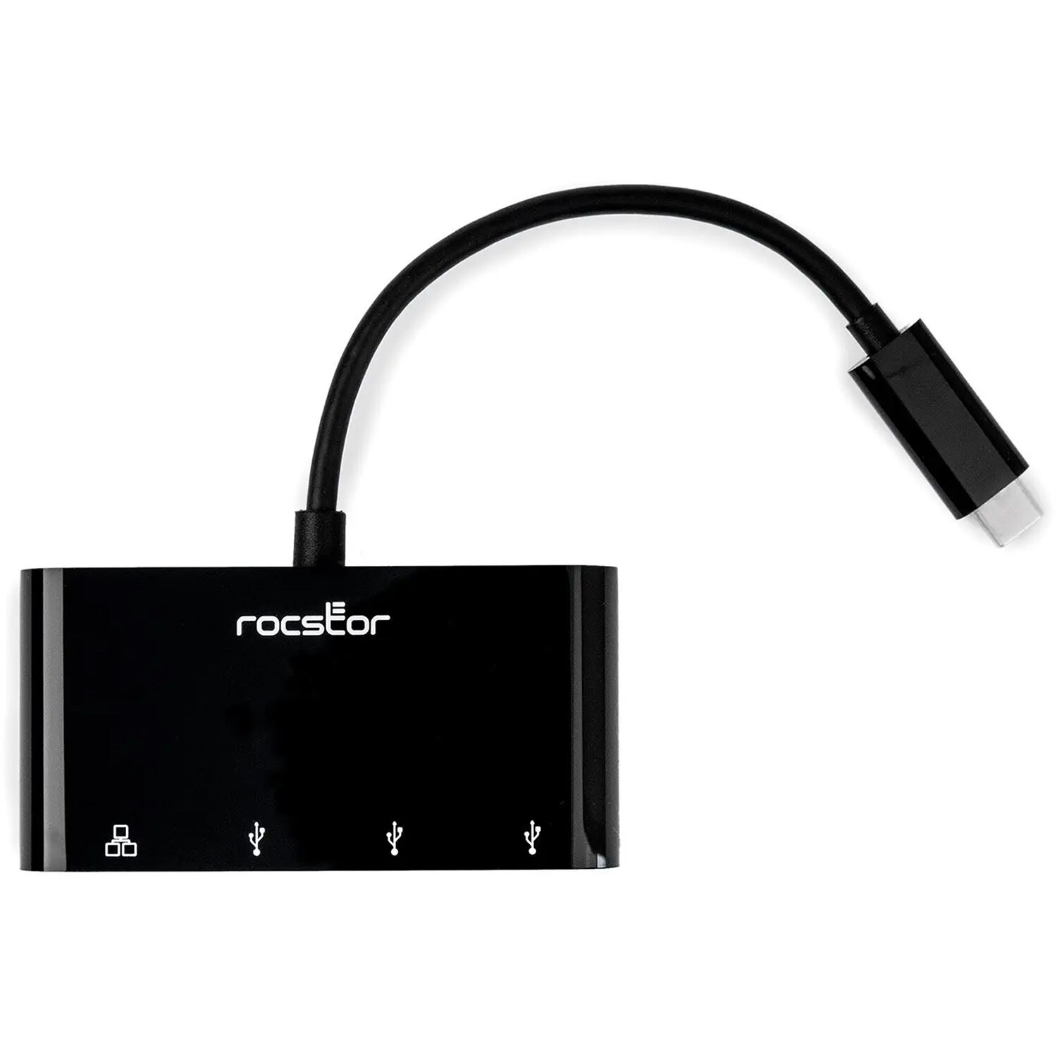 PREMIUM 3 PORT USB-C HUB WITH GIGABIT ETHERNET USB C TO 3X USB-A USB 3.0 HUB WIT — view 4