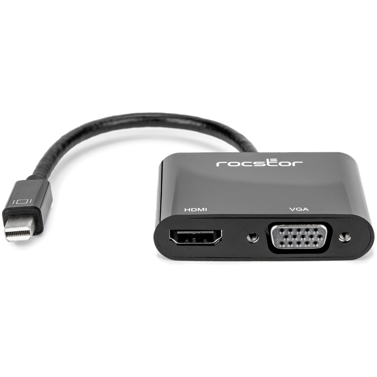 ROCSTOR PREMIUM MINI DISPLAYPORT TO HDMI 4K OR VGA 2-IN-1 VIDEO ADAPTER CONVERTE — view 2