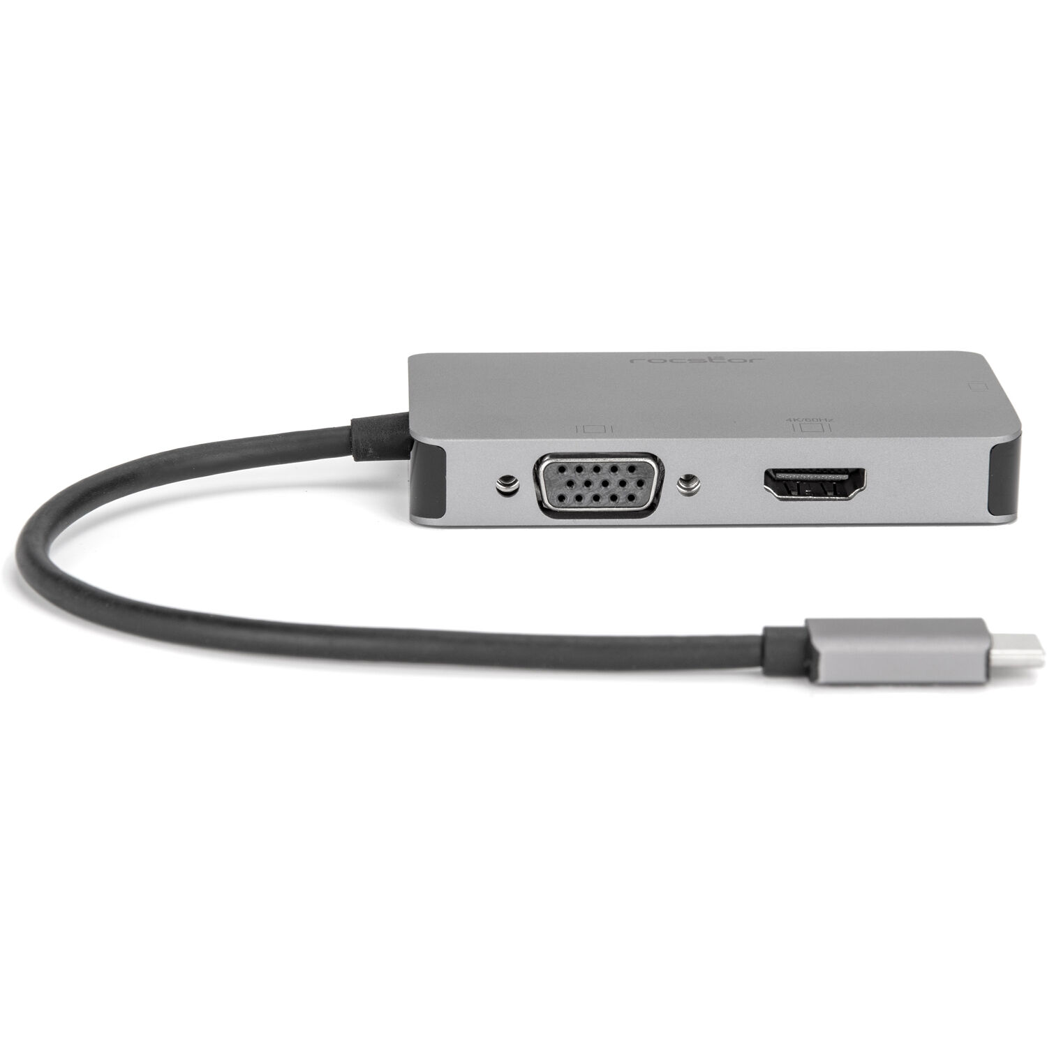 ROCSTOR PREMIUM USB-C MULTIPORT VIDEO ADAPTER 4K 60HZ/1080P 3X1 USB-C VIDEO ADAP — view 3