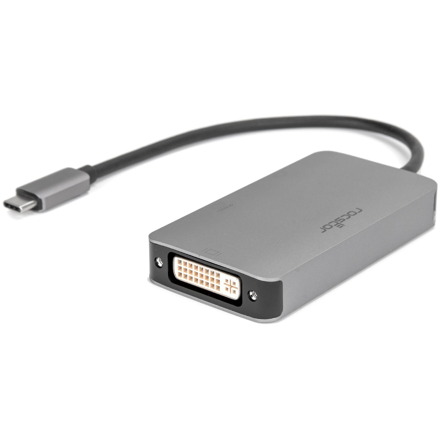 ROCSTOR PREMIUM USB-C MULTIPORT VIDEO ADAPTER 4K 60HZ/1080P 3X1 USB-C VIDEO ADAP — view 4