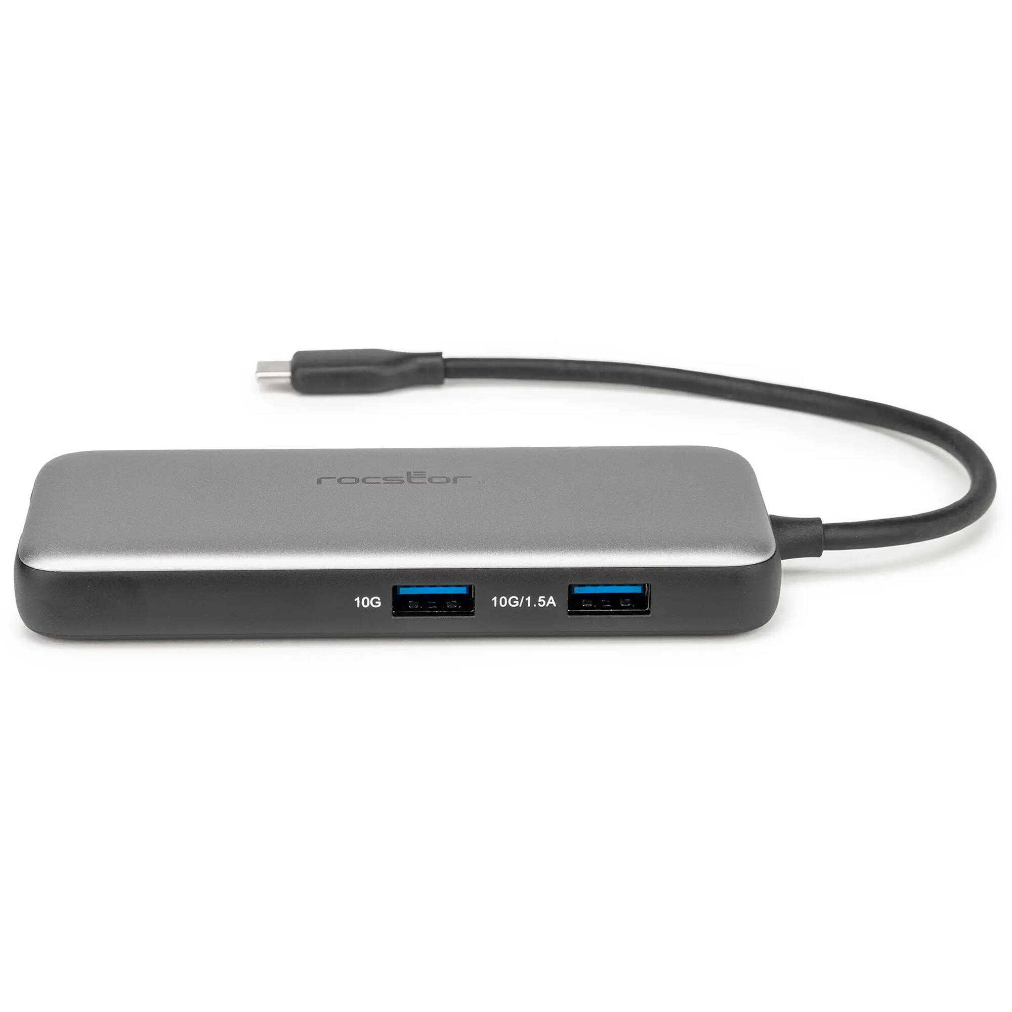 PREMIUM USB-C 6-IN-1 MULTIPORT ADAPTER - USB C TO HDMI 4K@60HZ, 1X USB-C 3.1 10G — view 2