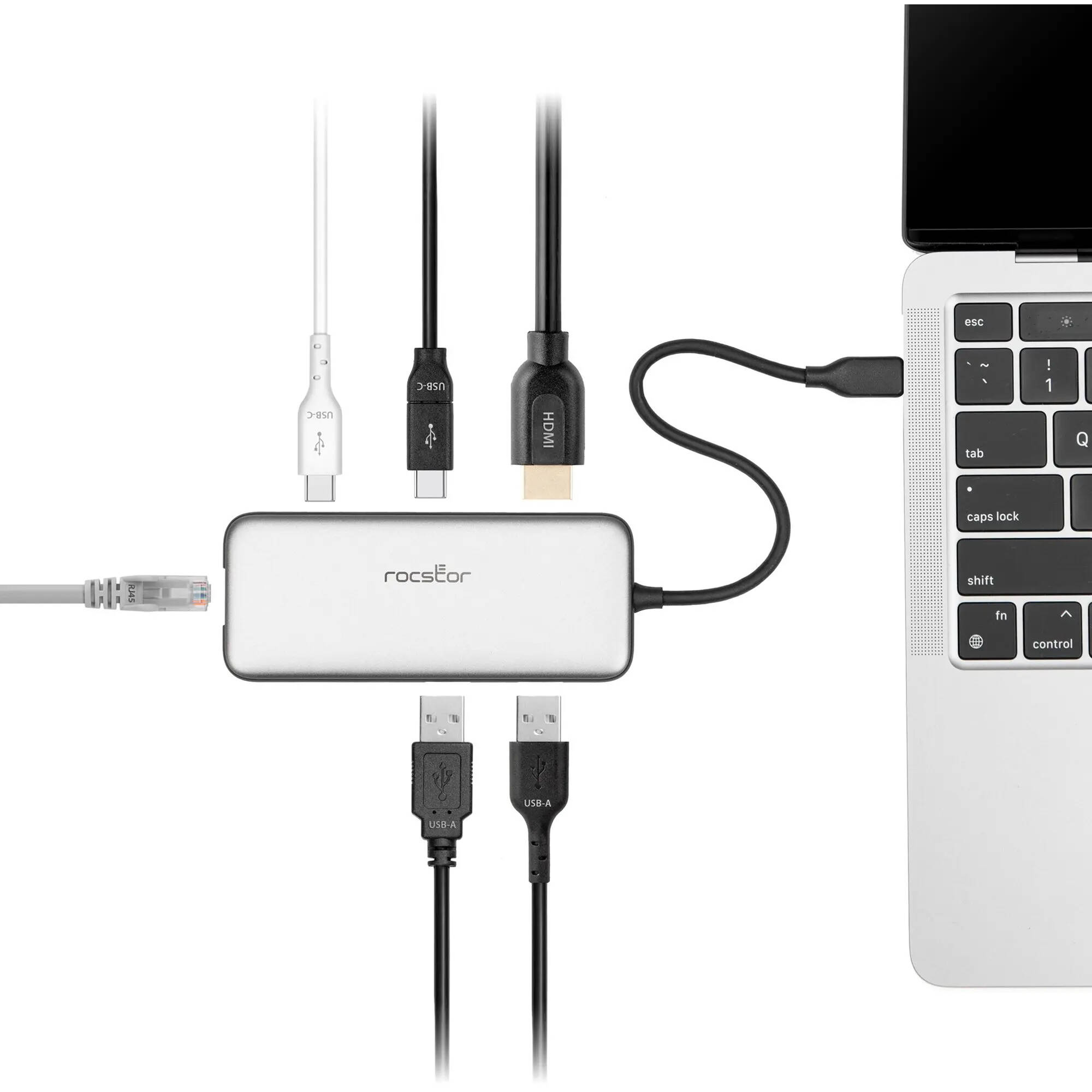 PREMIUM USB-C 6-IN-1 MULTIPORT ADAPTER - USB C TO HDMI 4K@60HZ, 1X USB-C 3.1 10G — view 6