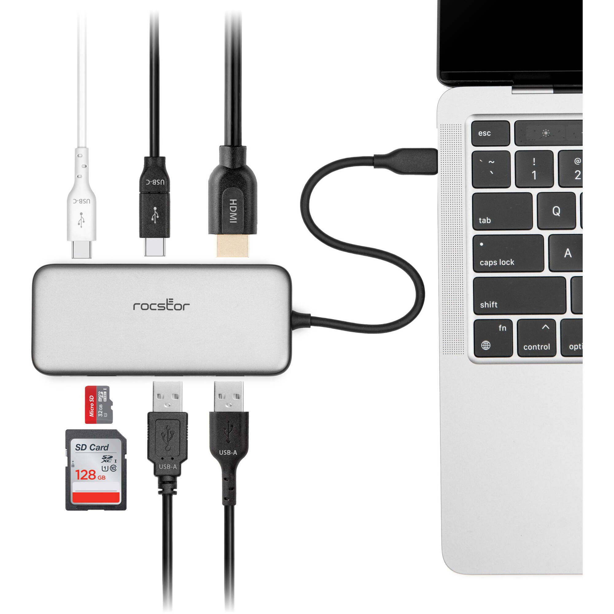 PREMIUM USB-C 7-IN-1 MULTIPORT ADAPTER WITH DP 1.4 ALT MODE - USB C TO HDMI 4K@6 — view 6