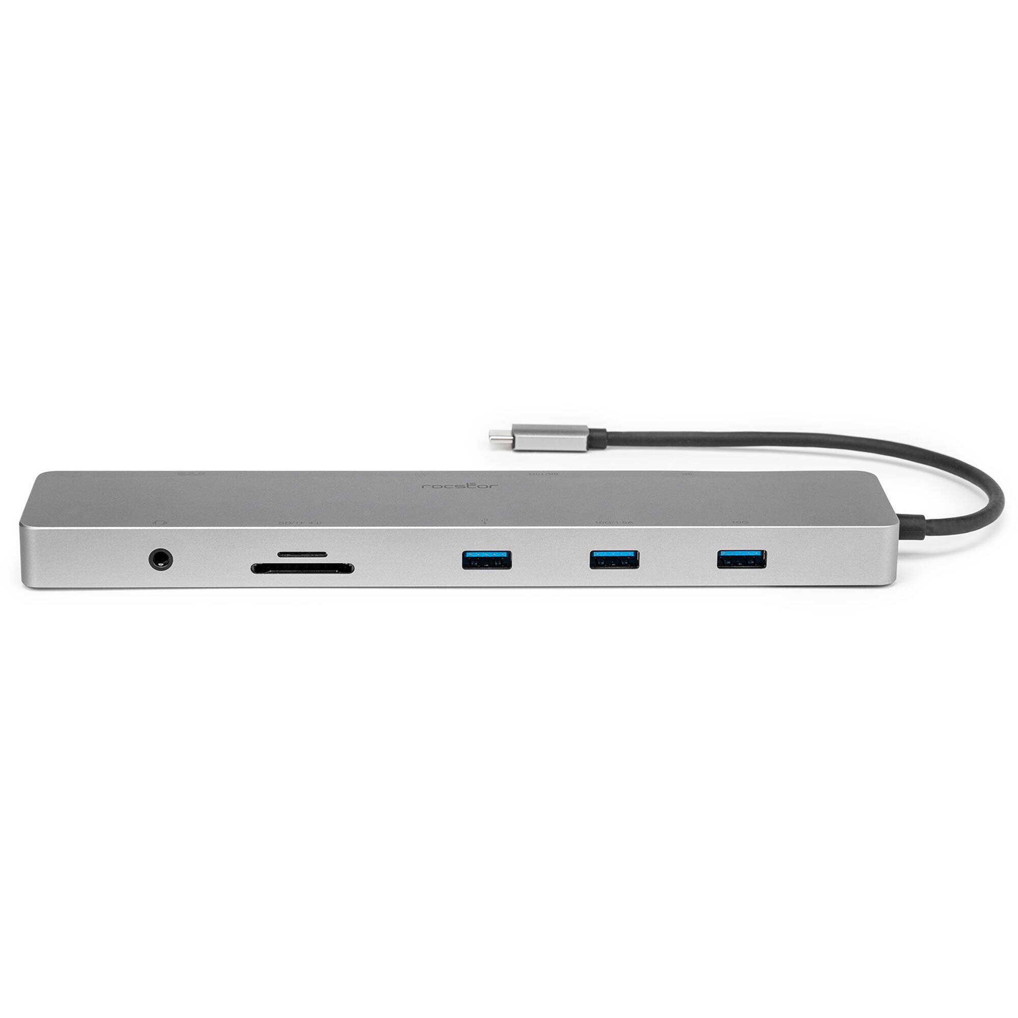 PREMIUM USB-C 10-IN-1 DUAL DISPLAY MULTIPORT - USB C TO HDMI 8K@30HZ, USB-C 3.2 — view 3