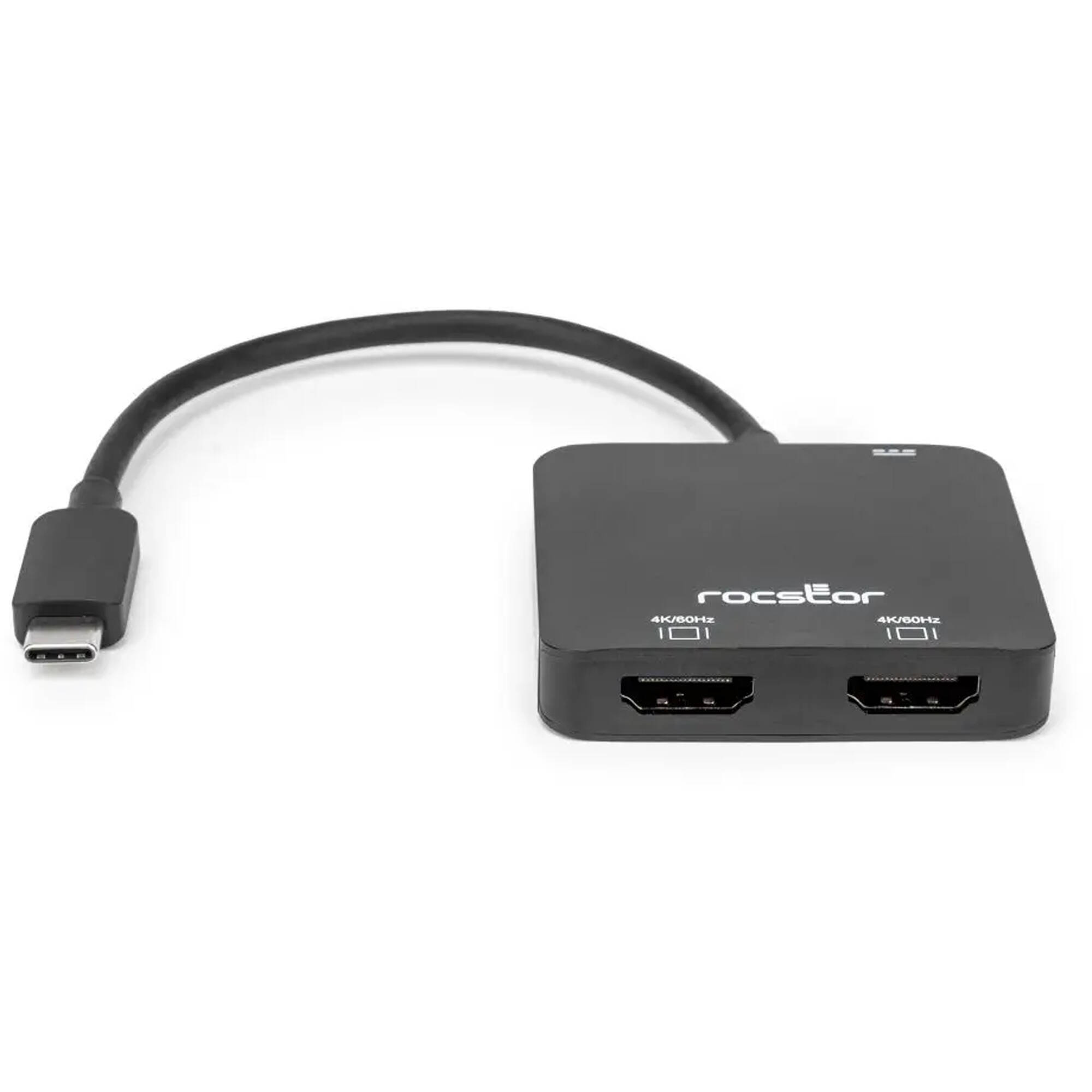 PREMIUM USB-C TO DUAL HDMI 4K@60HZ ADAPTER WITH DP 1.4 ALT MODE AND POWER DELIVE — view 2