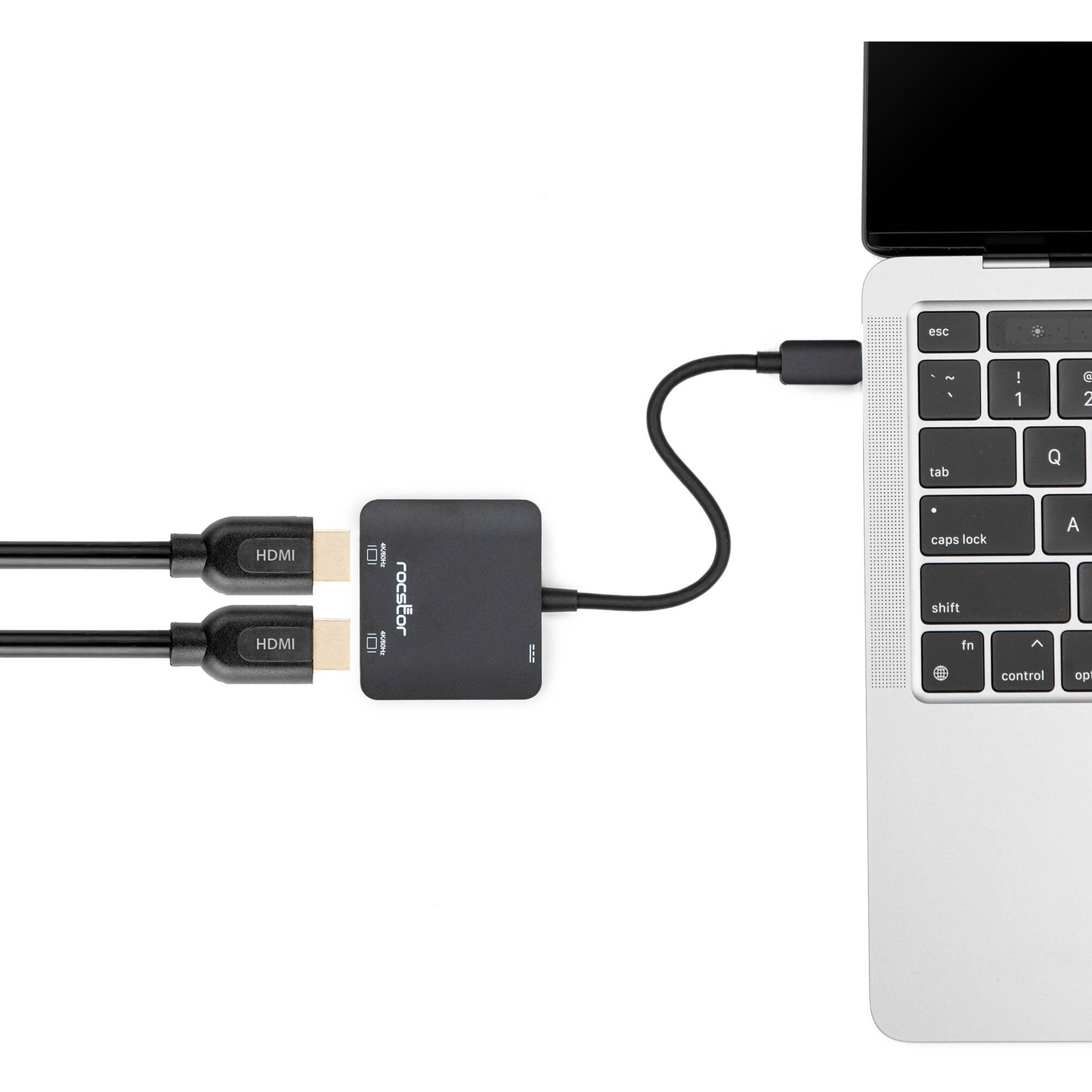 PREMIUM USB-C TO DUAL HDMI 4K@60HZ ADAPTER WITH DP 1.4 ALT MODE AND POWER DELIVE — view 7