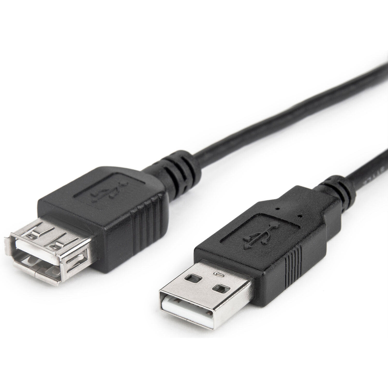 Rocstor 10 ft USB 2.0 extension cable with USB Type-A male to female connectors — view 3