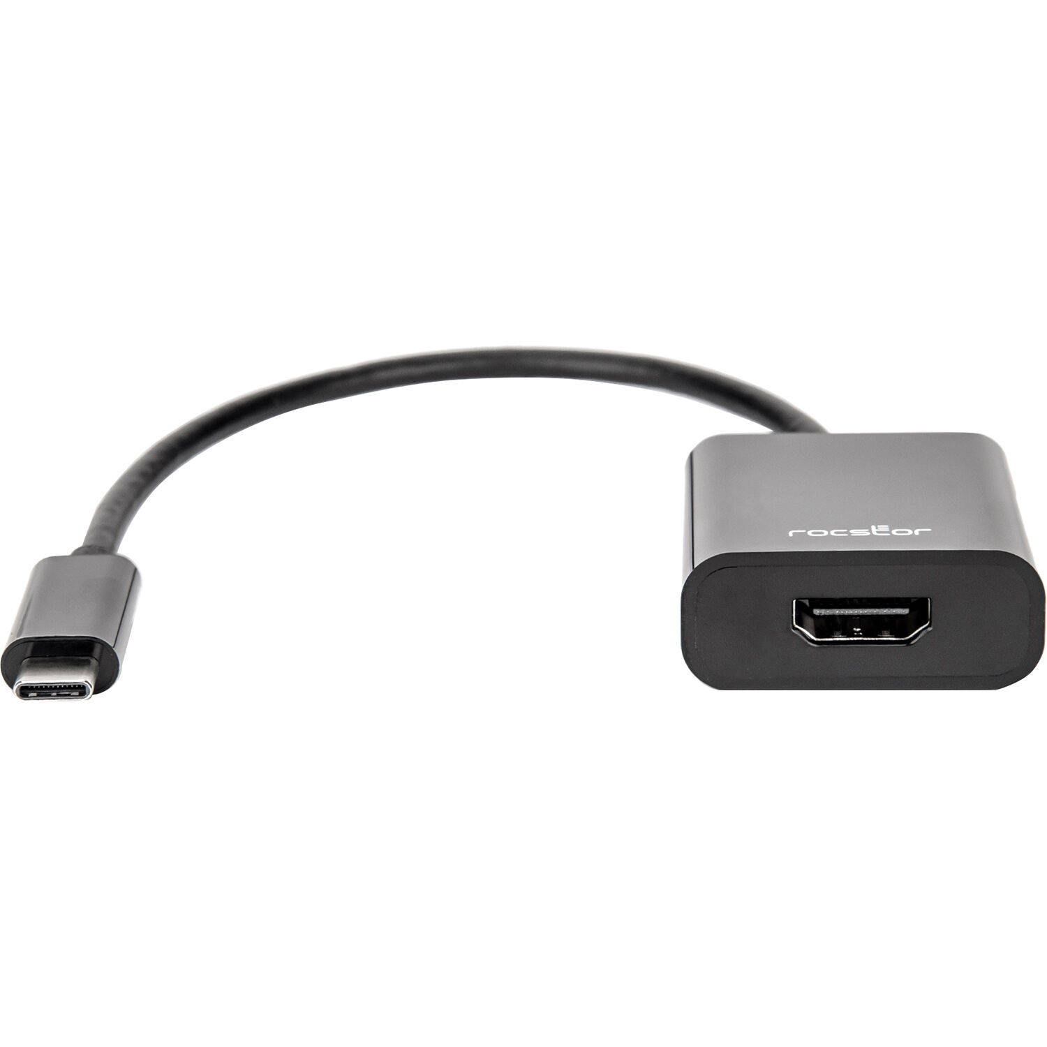 Rocstor premium USB-C to HDMI adapter, 6 inch cable, for 4K 60 Hz display connection — view 2