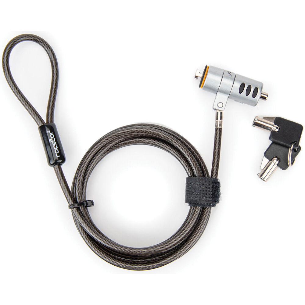 Rocbolt Y10C133-B1 keyed security cable lock with 2 keys and 6 ft cable — view 2