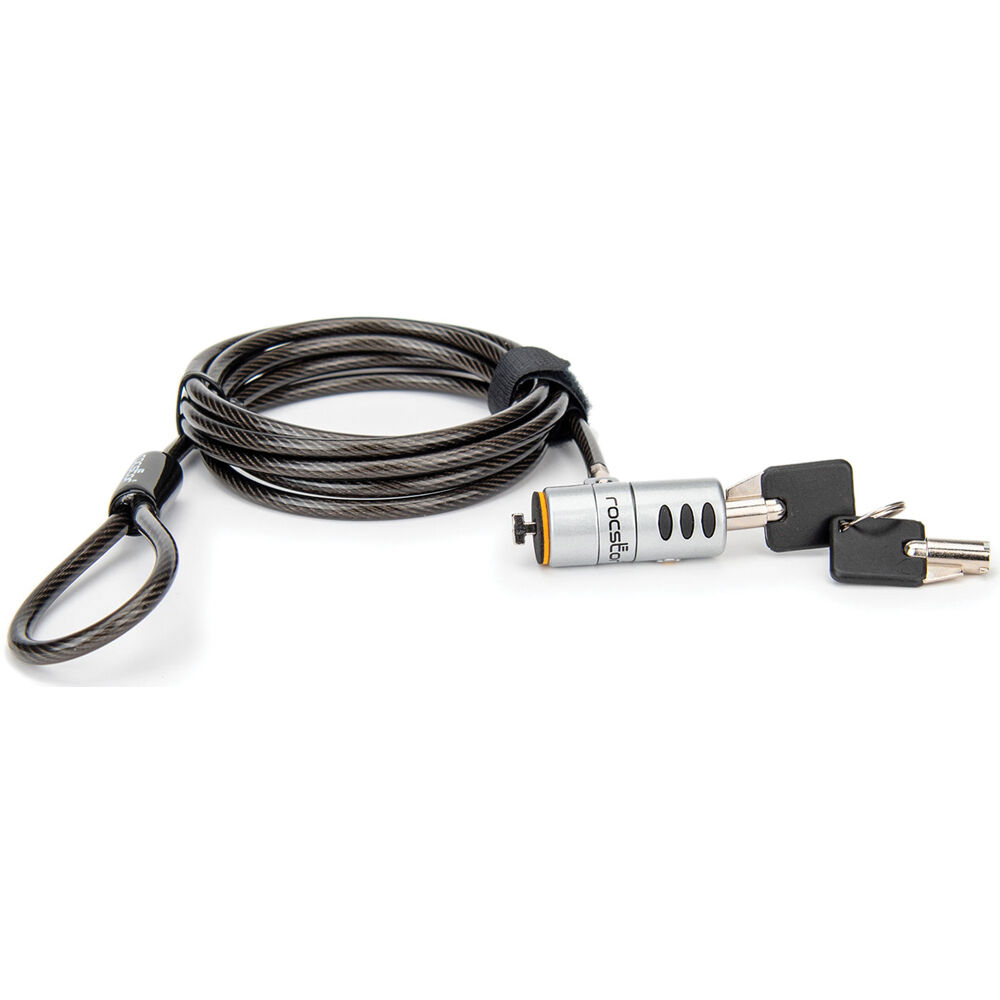 Rocbolt Y10C133-B1 keyed security cable lock with 2 keys and 6 ft cable — view 3