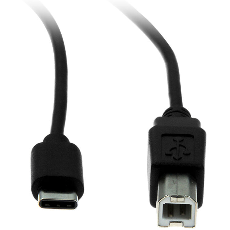 Rocstor 3 ft USB-C to USB-B male-to-male cable for printers and scanners — view 2