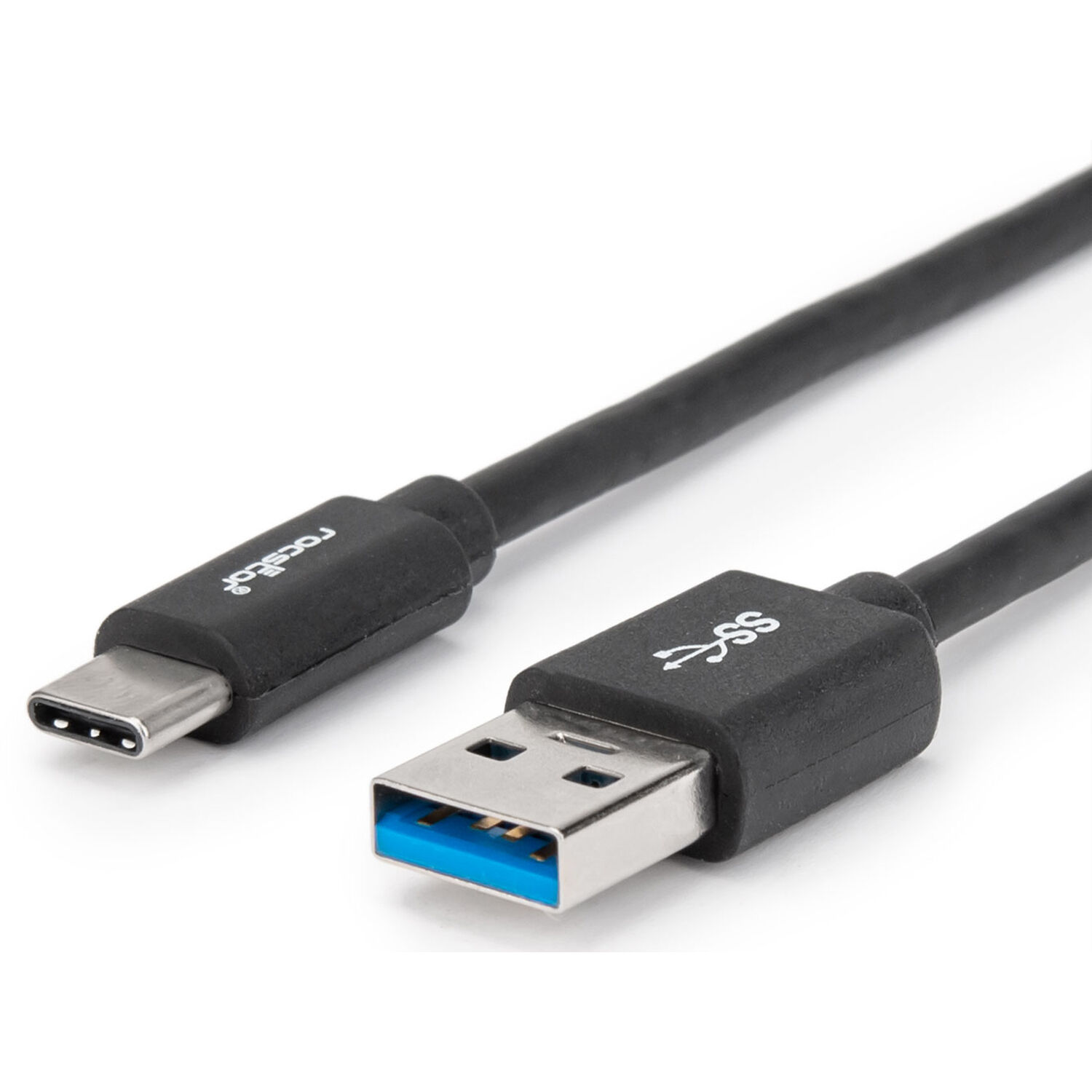 3 ft USB-C to USB-A USB 3.0 cable for compact desk and notebook setups — view 2