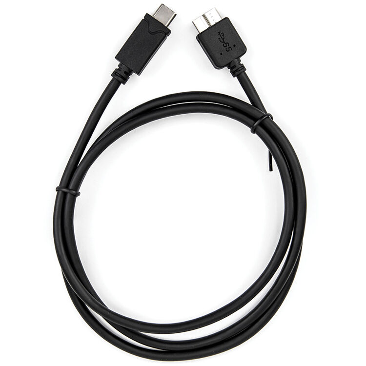 Rocstor 3 ft USB-C to Micro-B USB 3.0 cable for external hard drives — view 3