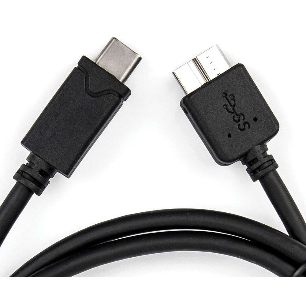 Rocstor 3 ft USB-C to Micro-B USB 3.0 cable for external hard drives — view 5