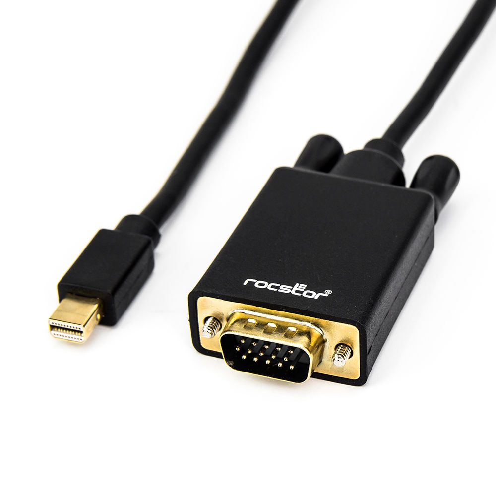PREMIUM 6 FT (2M) MINI DISPLAYPORT TO VGA ADAPTER CABLE - MDP TO VGA CABLE - 108 — view 3
