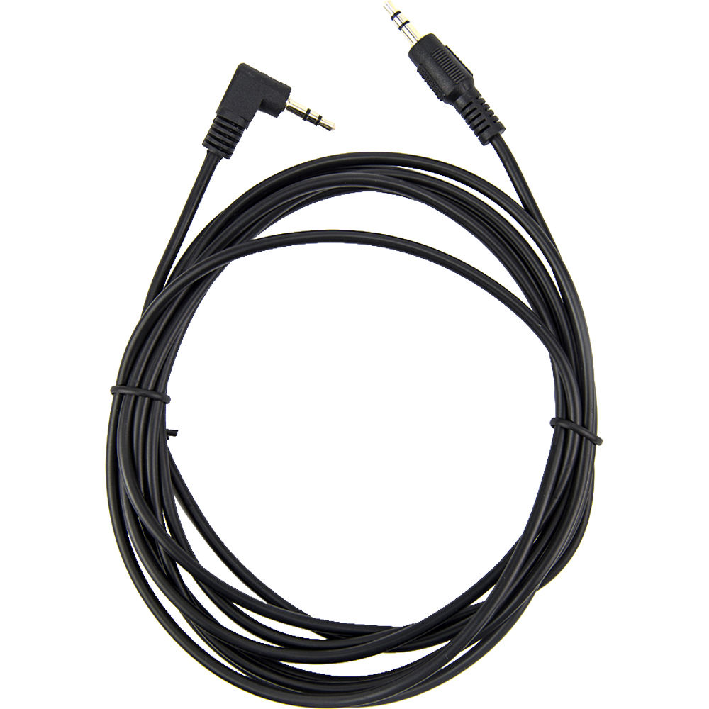 SLIM 3.5MM TO RIGHT ANGLE STEREO AUDIO CABLE 10 FT M/M MINI-PHONE MALE STEREO AU — view 3